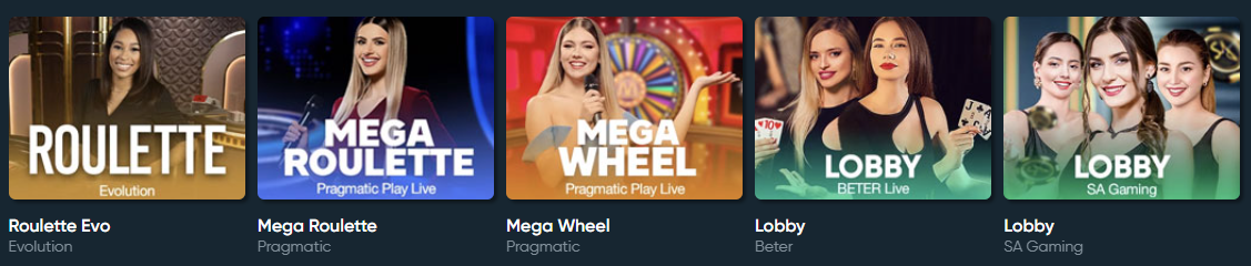 Live Casino Games at BetPlay